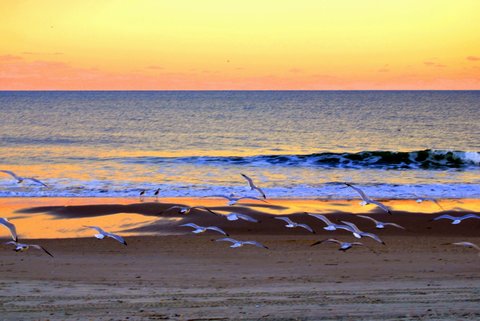 Sunset on the Beach